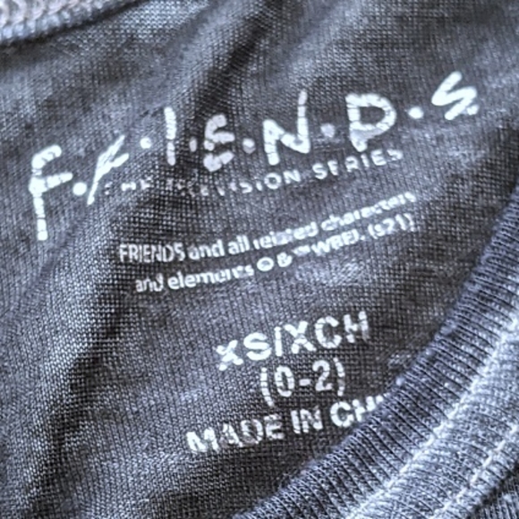 F•R•I•E•N•D•S Burnout Tee Coffee Relax Watch Repeat Friends TV Shirt - Picture 5 of 13